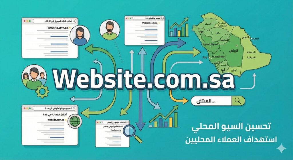 تصميم مواقع ووردبريس تتصدر نتائج بحث جوجل - النطاق السعودي كأداة لتحسين السيو المحلي
