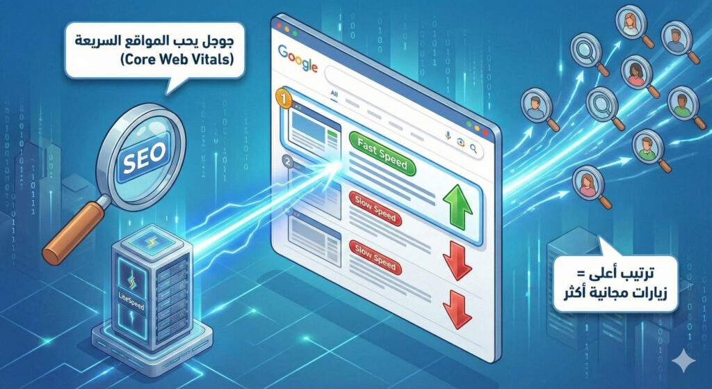 ضاعف مبيعاتك في السعودية بتحسين سرعة موقعك SEO جوجل يحب المواقع السريعة