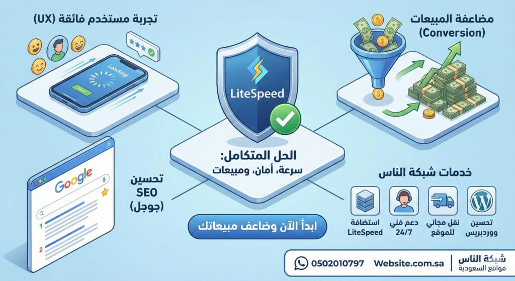 ضاعف مبيعاتك في السعودية بتحسين سرعة موقعك شبكة الناس مواقع السعودية تقدم حلول تشغيل مواقع انترنت